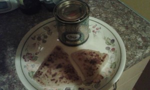 potato scones and syrup