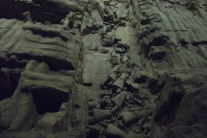 Fragments of terracotta warriors