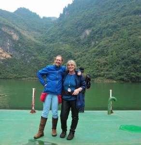 Me and Linda at shennong (courtesy of the ship's photographer)
