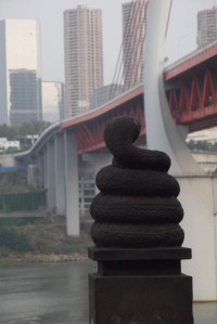 snake and bridge Chongqing
