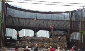 archery with straw men WEC