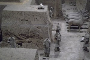 Chariot Hall at the Terracotta army