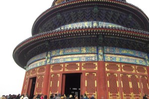 Paintwork on temple of heavenly peace