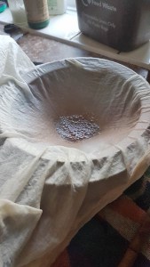 second straining of grape juice