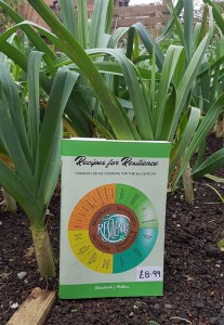 Recipes for Resilience book in leeks