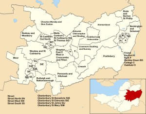 parishes in mendip somerset UK